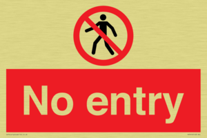 No entry